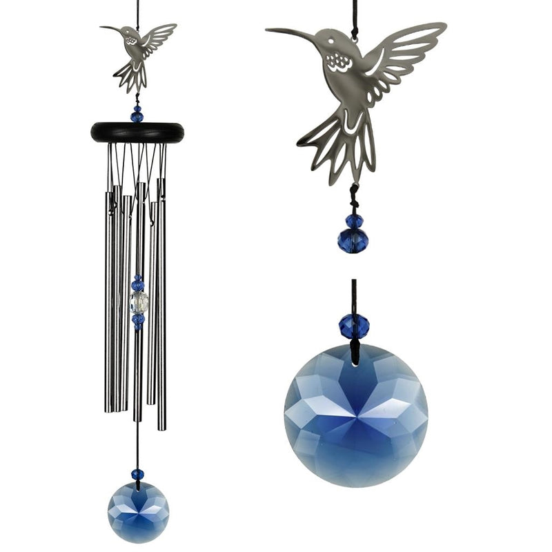 Woodstock Chimes The Crystal Chimes, Cardinal or Hummingbird - YourGardenStop