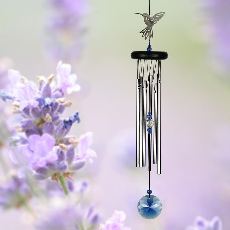 Woodstock Chimes The Crystal Chimes, Cardinal or Hummingbird - YourGardenStop