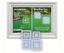 Modern Square Decal (4 per package) by Window Alert - YourGardenStop