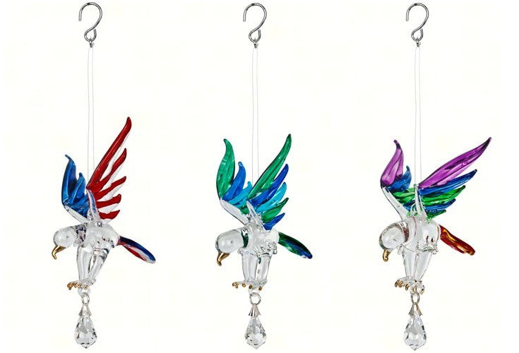 Fantasy Glass Eagles by Woodstock Chimes (3 Options) - YourGardenStop