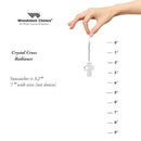 Glass Crystal Cross Charms - YourGardenStop