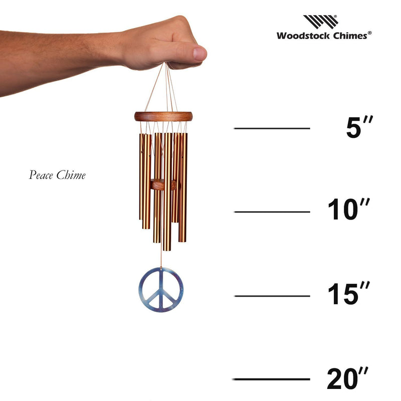 Woodstock Peace Chime - Small/Bronze - YourGardenStop