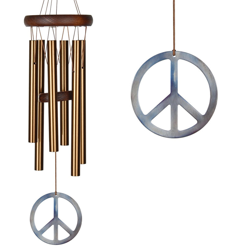 Woodstock Peace Chime - Small/Bronze - YourGardenStop
